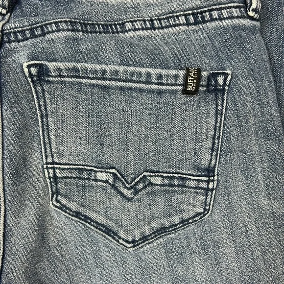 Buffalo David Bitton Hope Blue Straight Leg Jeans - Picture 6 of 6